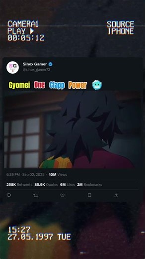 Gyomei Clap Power 🥶 ||#demonslayer #foryou #anime #fyp #kimetsunoyaiba #shorts