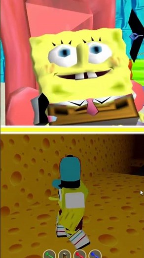 SpongeBob VS Rat Dance | SpongeBob Plays Roblox Cheese Escape part 21