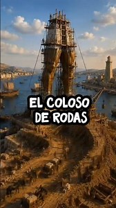 How was the Colossus of Rhodes built?