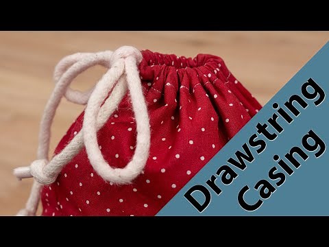 How to Sew a Draw String Casing