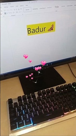 Badur Shortcut key in MS Word #asmr #mstechtricks #office #computerkeyboard #computer