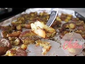 Crispy Smashed Potatoes Recipe | Oven Roasted Baby Potatoes Recipe || Episode 126