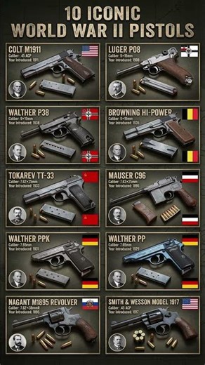 WW2 Pistols That Made History
