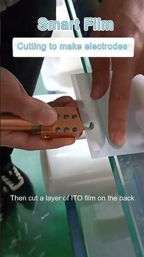 Smart Film Cutting to make electrodes