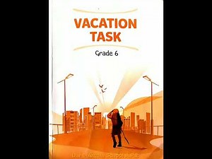 Summer Task |Grade 6|English, Urdu, Maths |Dar-e-Arqam school |A.P.E