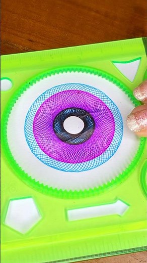 スピログラフ初心者ガイド ✨ Easy Spirograph Tutorial for Beginners! #ひまつぶし #スピログラフ #shorts