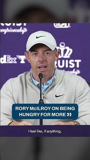 Rory McIlroy on staying motivated