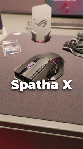 Un ratón especial con muchos botones reprogramables | ROG Spatha X 65K #rog #sphata #mousegamer #ratongaming