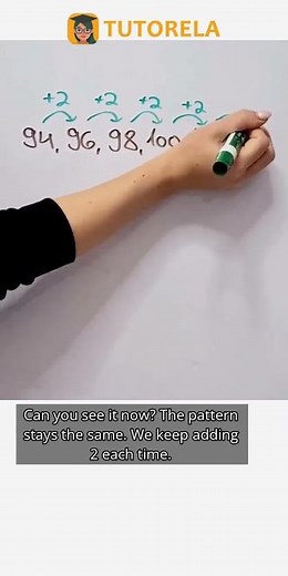 Discovering Patterns: Analyzing the Sequence 94, 96, 98... #Math #Series #Series/Sequences