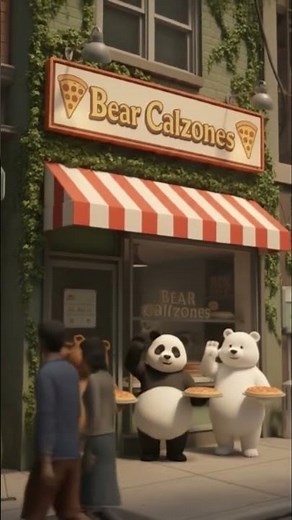 the bears finally found success with calzones we bare bears #disney #music #webarebear