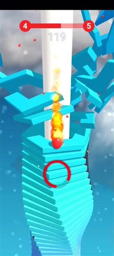 Watch till the end - ultimate smash! 💥 #shorts #viral #viralvideo #stackball #games #gaming