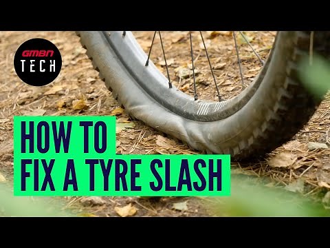How To Easily Fix A Damaged MTB Tyre With A Tubeless Plug Or Repair Boot