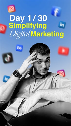 Nabeel | Digital Marketing on Instagram: "[Day 1/30] Here’s how to set your business online the right way 🚀 ♦️ Create a strong social media presence ♦️ List your business on Google (Google My Business) ♦️ Build trust with content, reviews & consistency ♦️ Use ads & SEO to reach people who are already looking for you And don’t worry 😉 I’m going to simplify digital marketing step by step tep in my upcoming videos so anyone can understand and apply it 🚀 👉 Follow for simple, practical digital ma