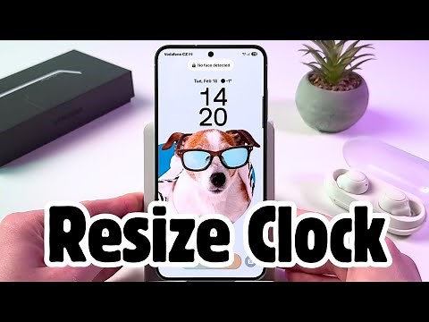 Samsung Galaxy S25 Guide - Adjust Your Lock Screen Clock Size Easily