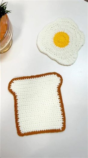 Easy Crochet Breakfast Coasters Anyone Can Make