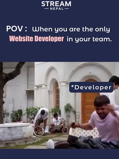 Developer: Finally finished the work 😌 Manager: One more task… and one more… and one more… 😭 #StreamNepal #DeveloperLife #CodingMeme #ProgrammerHumor #WorkLife #fyp