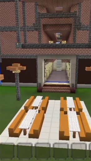 minecraft long house building