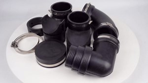 RV and Camper Sewer Waste Plumbing Connection System Kit Compatible with 3" PVC Pipe, With Slip Fit Coupling Adapter And Pipe Stands, RV Sewer Hose Fittings RV Sewer Adapter (8PCS)