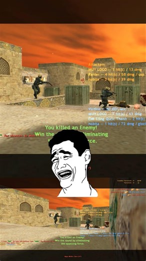 😅Counter Strike 1.6 #dust2 #csgo #cs2 #cs16 #counterstrike #gaming #knifeskills #funny