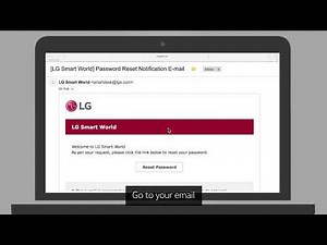 [LG WebOS TV] - How to Reset Password on LG App Store on PC