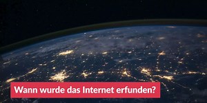 Wann wurde das Internet erfunden? | Nau.ch