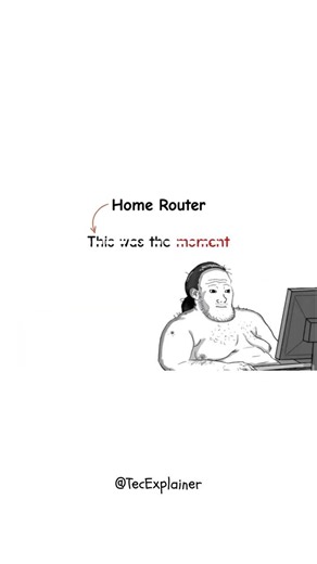 Home Routers Explained in 20Sec #computer #tech