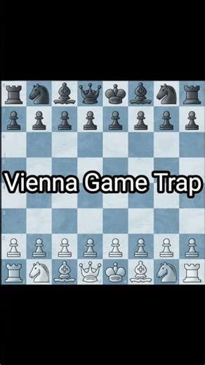 How to win with Vienna Game Trap 🔥 #chess #games #varunsoni297