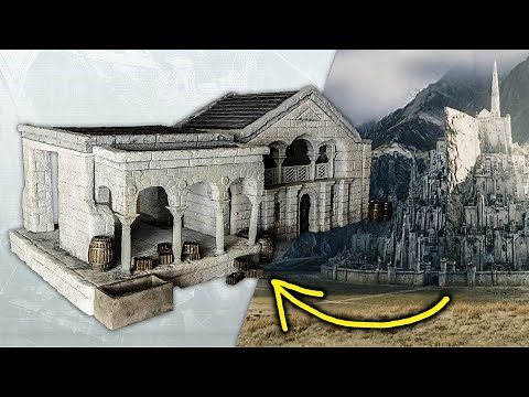 The BIGGEST Middle Earth Terrain Project in YouTube History! Building Minas Tirith from LOTR