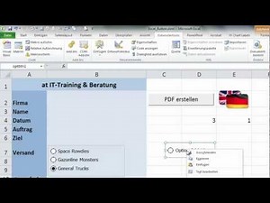 Excel - Formulare mit Optionsschaltern