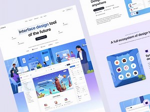 Interface Design Tools Landing Page