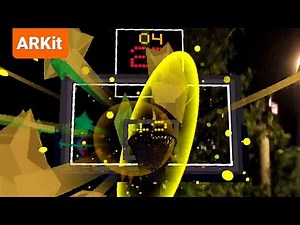 NBA AR App Gameplay indoors and outdoors (ARKit)