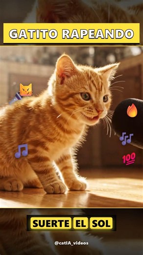 The KITTEN who raps because he was born for this 🐱🎤