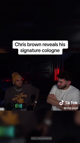 Chris brown reveals his signature cologne #adinross #chrisbrown #fragrance #viral