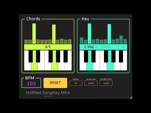 HoRNet releases SongKey MK4 - key chord and tempo detection tool