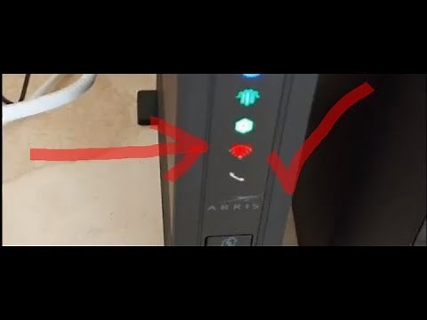 Solution Wifi LED Blinking RED On Frontier / Verizon Arris Router (NVG468MQ)