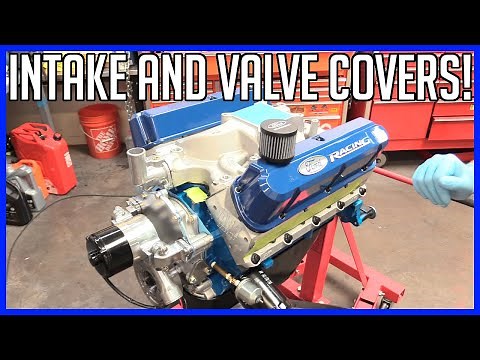 How to Build a Ford 302 Small Block - Part 8: Intake Manifold, Oil Prime, Valve Covers!