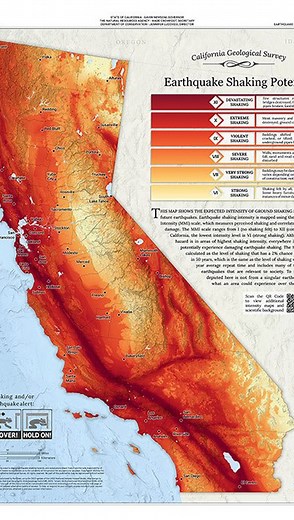 Bryan Castillo on Instagram: "A newly updated Earthquake Shaking Potential Map from the California Geological Survey! #earthquakedude #earthquakegeologist #CGS #californiaearthquake #california"