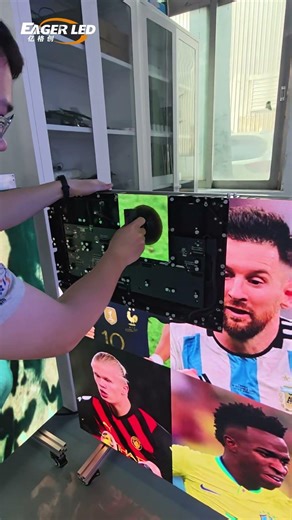 Please cheer on your favorite star!#leddisplay #eagerled #ledmodule #ledscreen