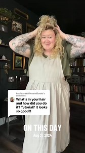 835K views · 38K reactions | #onthisday 殺 messy hair tutorial using a scarf #allbodiesaregoodbodies #morigirl #messyhair #hairtutorial | For the Mori Girls | Facebook