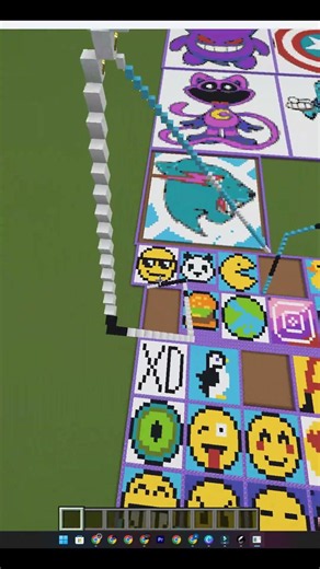 Minecraft Sand Art You'll Watch Twice 😍 #shorts #gaming #minecraft