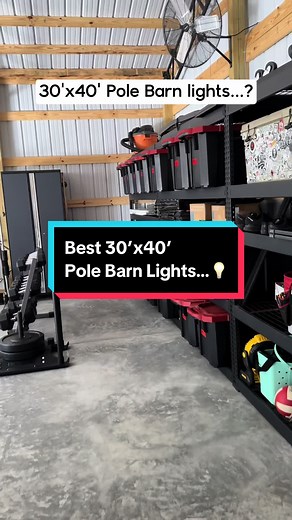 Best Lighting Solutions for Your 30'x40' Pole Barn