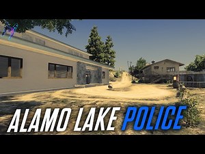 GTA V MLO Interior Alamo Lake Police Dept + Dock Overview (Editable Textures)