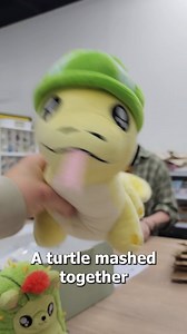 SNURTLE! Half snake, half turtle, all absolute derpy dope. I swear Kayla truly enjoys packing orders while I chaos gremlin around her... It's how we work best 👀. ✨️✨️✨️We have 8 hours left to the campaign over on Backerkit! (🔗 in bio) We're getting this amazing song in just in time to celebrate that last bits of this awesome run for these plushies! Grab yours before it's too late! Song collab with the always amazing @matthobbs from @puppysongs What a talented and kind human my friend is 🥹 . .