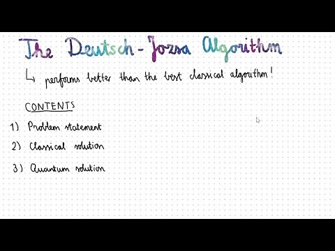 Deutsch–Jozsa Algorithm by MSc student Annick Teepe
