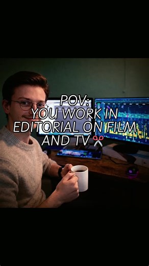 Editorial in Film and TV can be just as fast-paced and exciting as production, especially when you get to be on set with the rest of the crew! #edit #film #tv #editing #filmstudio