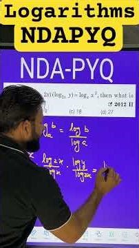 NDA || Logarithms-4