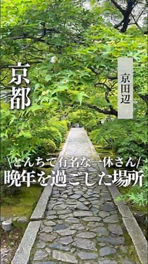 【京都・京田辺】とんちで有名な一休さんが晩年を過ごしたお寺 #京都観光 #一休寺 #酬恩庵 # #京都散歩 #京都穴場