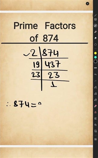 Factors of 874