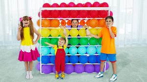 626K views · 8.4K reactions | Join Diana and Roma in a super fun Balloon Cube Challenge!  They jump, play, pop balloons, and complete exciting tasks inside the colorful balloon cube! This video is full of fun, laughter, colors, and surprises — perfect for young kids and families ❤️ #KidsDianaShow #DianaAndRoma #Balloons #BalloonChallenge #KidsFun #FamilyFun #LearningColors #KidsActivities #ForKids #FunChallenge | Kids Diana Show | Facebook