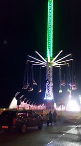 Sky Flyer ride Blackpool nighttime | Global Adventures